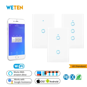 eWeLink Wifi Touch Pereiti MUMS Smart Sienos šviesų, APP / Balso Kontrolės Dirbti su Alexa, Google Namo Smart Home