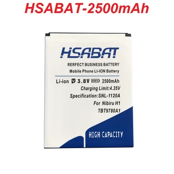HSABAT 100% Bandoma Nauja Aukštos Kokybės 2500mAh Bateriją Nibiru H1 TBT9780A1 Sandėlyje