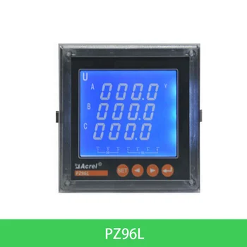 Acrel PZ96L 220V 5A CT Įvedimo Pulto Kwh Metrų Tikslumas 0.5 Klasė LCD Ekranas RS485 Modbus-RTU Ryšio