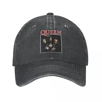 Queen Roko Grupė Beisbolo kepuraitę Retro Nelaimę Plauti Saulės Kepurė Vyrams, Moterims, Lauko Vasaros Kepurės Kepurės