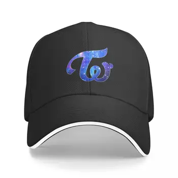 Du kartus Logotipas (Blue Galaxy) Beisbolo kepuraitę Mados Paplūdimio Uv Apsauga Saulės Skrybėlę Vyrų Skrybėlę Moterų