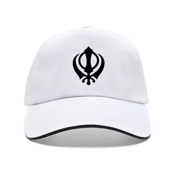 Khanda Simbolis Mens Bill Skrybėlę Sikų Tikėjimo Pendžabų Emblema Religijos Sikhizmas