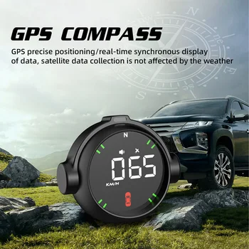 2023 Protingas Head-up Display GPS Spidometras Smart Gestas Pripažinimo Laikrodžio Aukštis Aplinkos greičio viršijimo Įspėjimas