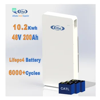 EITAI 10Kwh 9Kw 6Kwh 48 Voltų Ličio Baterijos Energijos Sienos Lifepo4 Naują Atvykimo Didmeninė Nešiojami Saulės Baterijų Kaina