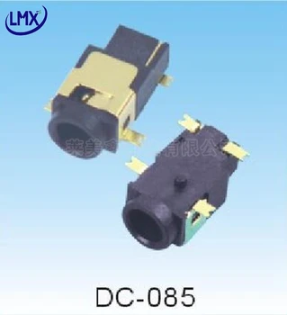 30pcs/daug DC085 3.4*0.8 MM Universalus maitinimo lizdas DC-085 SMD maitinimo adapteris jungtis dc maitinimo lizdas