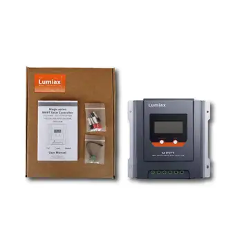 Lumiax 30A 24V 12v dc išėjimo lemputė saulės kolektoriaus valdiklis įtampos reguliatorius