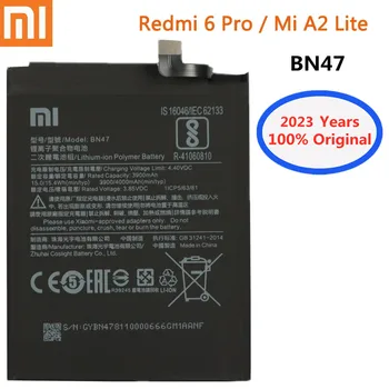 2023 Metų, Aukštos Kokybės Naujas Originalus BN47 Baterija Xiaomi Redmi 6 Pro 6Pro Mi A2 Lite 4000mAh Mobiliojo Telefono Baterija Bateria