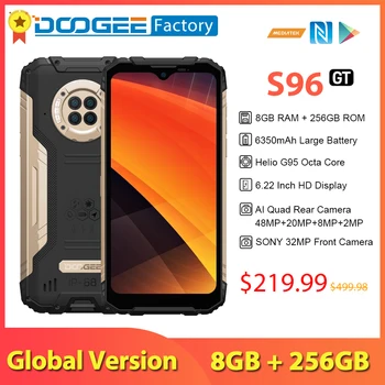 DOOGEE S96GT Išmanųjį telefoną 8GB 256 GB 6.22 Colių 