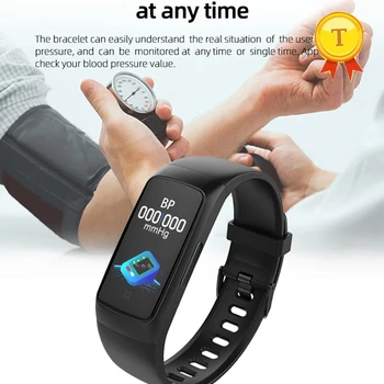 Naujas EKG + PPG Smart Watch Vyrų moteris IP67 atsparus Vandeniui Sporto Žiūrėti Širdies ritmo Monitorius Kraujo Spaudimas Smart apyrankę, pagyvenusių žmonių
