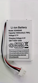 1000mAh 3.7 Wh, 3,7 V baterija ETS-618