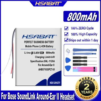 HSABAT AHB571935PCT-01 800mAh Baterija Bose SoundLink Aplink Ausis II Ausinių, Baterijų,