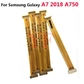 Samsung Galaxy A7 2018 A750 A750F Pagrindinės plokštės motininės Plokštės Jungtis, LCD Ekranas Flex Kabelis