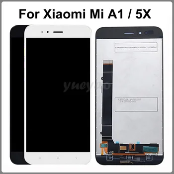 Rodyti Xiaomi Mi A1 LCD Ekranas Jutiklinis Ekranas skaitmeninis keitiklis Asamblėjos Xiaomi Mi 5X, LCD Ekranas, atsarginės Dalys