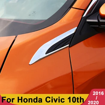 ABS anglies pluošto foliate peilio ašmenys kūno lapų skydelis asmeninį pleistras Honda Civic 10 2016 2017-2019 2020 Automobilių Reikmenys