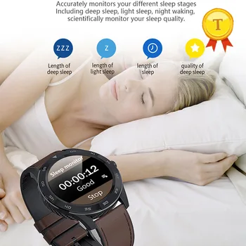 Geriausia dovana žmonai, draugei, IP68 Vandeniui Visiškai Jutiklinį Ekraną Sporto Smartwatch Fitneso Apyrankę Širdies ritmo Monitorius 