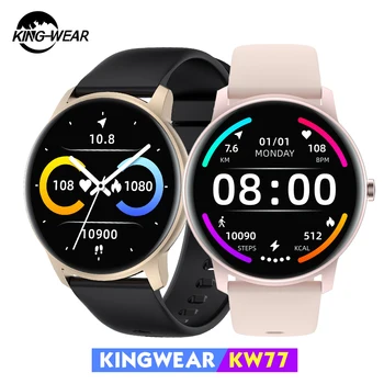 KINGWEAR KW77 Smart Watch Vyrų 1.28