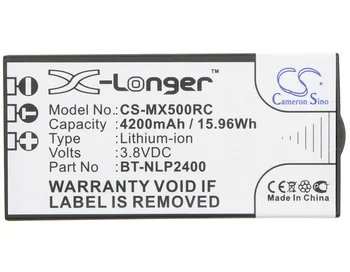 CS 4200mAh Baterija URC BT-NLP2400 NC1110 MX-5000