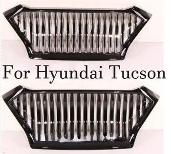 ABS Automobilių Priekiniai GT racing grotelės radiatoriaus grotelės tinka Hyundai Tucson 2019 2020 ABS grotelės gloosy juoda vsv