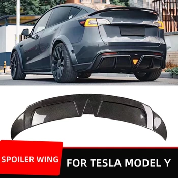 Už Tesla Model Y. 2019 M. 20 21 22 23 Anglies Pluošto Medžiagą, Galiniai Kamieno Dangčio Automobilių Spoilerių Sparnus Šildomi Atnaujinti Paieška Priedai