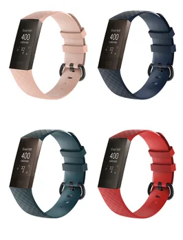 Pakeitimo Riešo Dirželis Fitbit Mokestis 3 4 Silicio Diržo Dirželio Sporto Diržu, Fitbit Smart Watch Band Priedai Dirželis