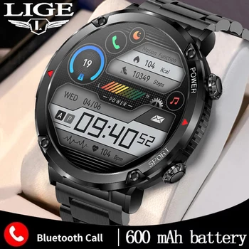 LIGE 2023 Smart Watch Vyrų 1.6 Colių Full Touch Apyrankę Sveikatos Stebėti Sporto Laikrodžiai 