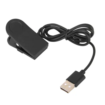 Smart Žiūrėti USB Įkrovimo Kabelis 1 m USB Aukšto Efektyvumo 5V 1A Smart Žiūrėti ABS ir TPE Juodas Darbas