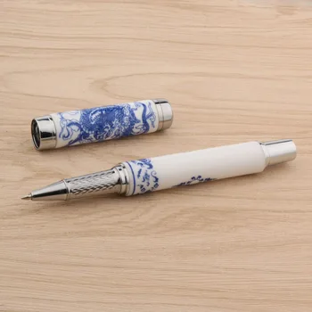 Kinų Porceliano Rollerball Pen Blue Dragon Tapyba Tušu Rašikliai, Verslo, Biuro Mokyklinės Prekės, Rašymo