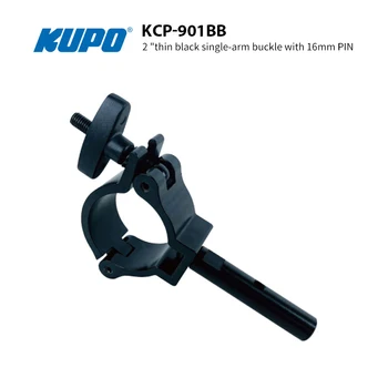 KUPO KCP-901BB juodo aliuminio lydinio plonas kabliukas su 16mm PIN