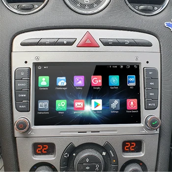 Už Peugeot 308 408 T7 2007 M. - 2018 M. 2019 Auto Garso CarPlay GPS Radijas, Vaizdo Autoradio 4G Wi-fi, 