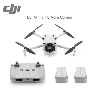 DJI Mini 3 Skristi Daugiau Combo Kit Tranai Kamera Drone Profesionalus 4K HDR Video 10km Dėžė 100% Originalus Prekės ženklo Naujų