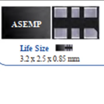 (1PCS)ASEMPC-7.600/7.680/8.000/8.192/8.6436/9.000/9.216/9.600 MHZ-LR-T COMS išėjimo MEMS CLOCK GENERATORIUS Mažos Galios)