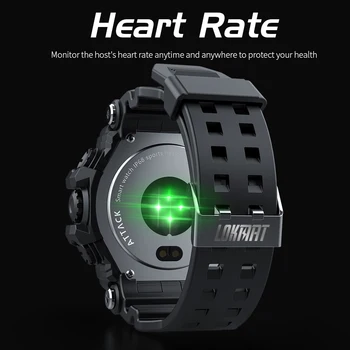 2021 sporto HR Smart Watch Vyrai visiškai jutiklinis Ekranas atsparus Vandeniui Fitness Tracker Pedometer Skambučių Priminimas Smartwatch pk vibe 3 3 gps