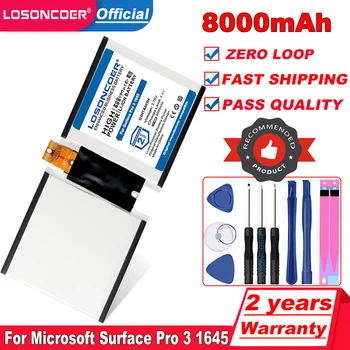 LOSONCOER G3HTA003H G3HTA007H G3HTA004H 8000mAh Nešiojamas Baterija Microsoft Surface Pro 