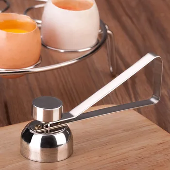 Kiaušinių Topper Cutter Nerūdijančio Plieno Apvalkalas, Virtos Žalio Kiaušinio Atidarytuvai Virtuvės Įrankis FBE2