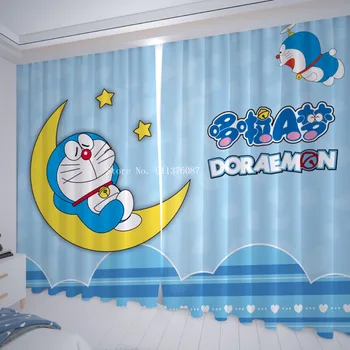 Animacinių filmų Doraemon Blackout Užuolaidos, Vaikų Kambarį, Miegamąjį Mielas Vaikai Lango Gydymo Berniukų, Mergaičių Namų Dekoro Dovana